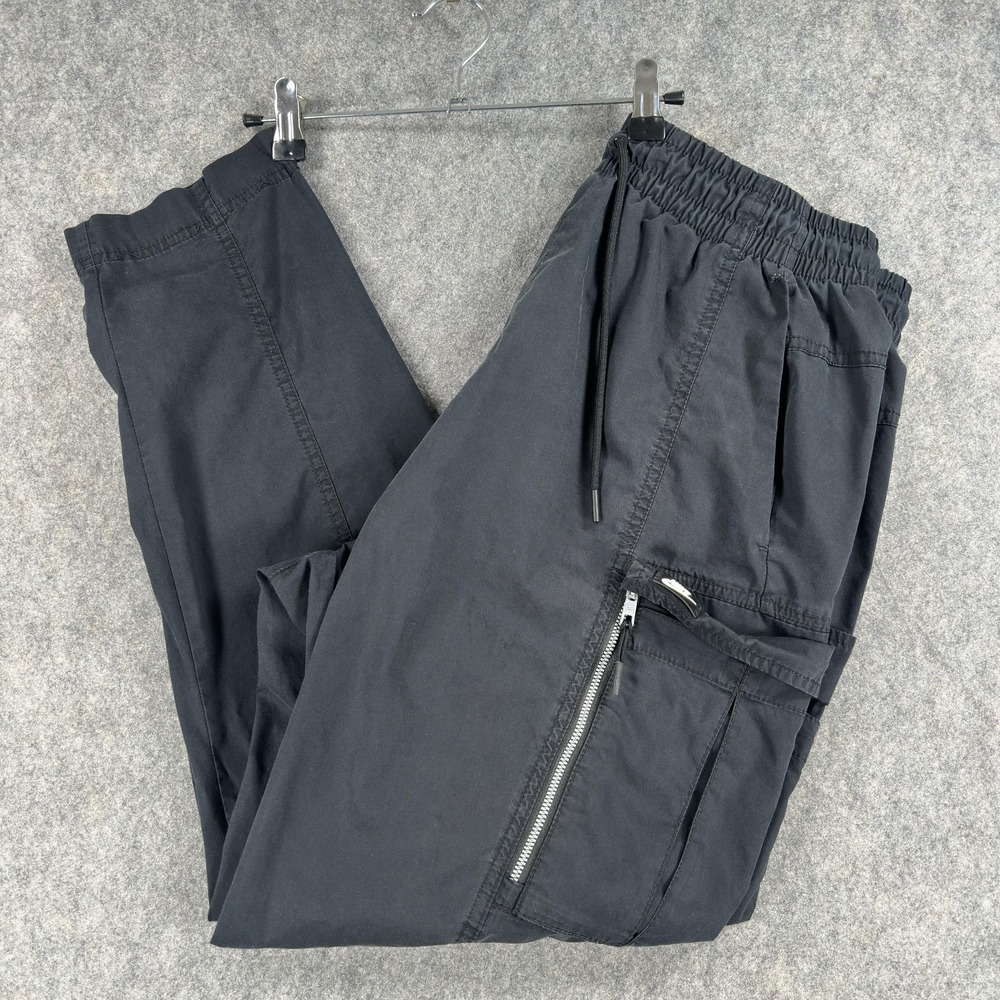 Nike Street‎ NSW Tech Woven Cargo Pants Mens Large Black Stretch Joggers BV3127
